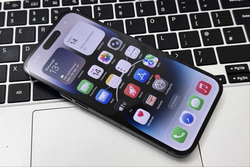 iPhone 14 Pro Max Black 128 GB la cutie