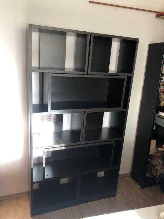 Biblioteca living extensibila / rafturi modulare - 4 module - PAL 22mm