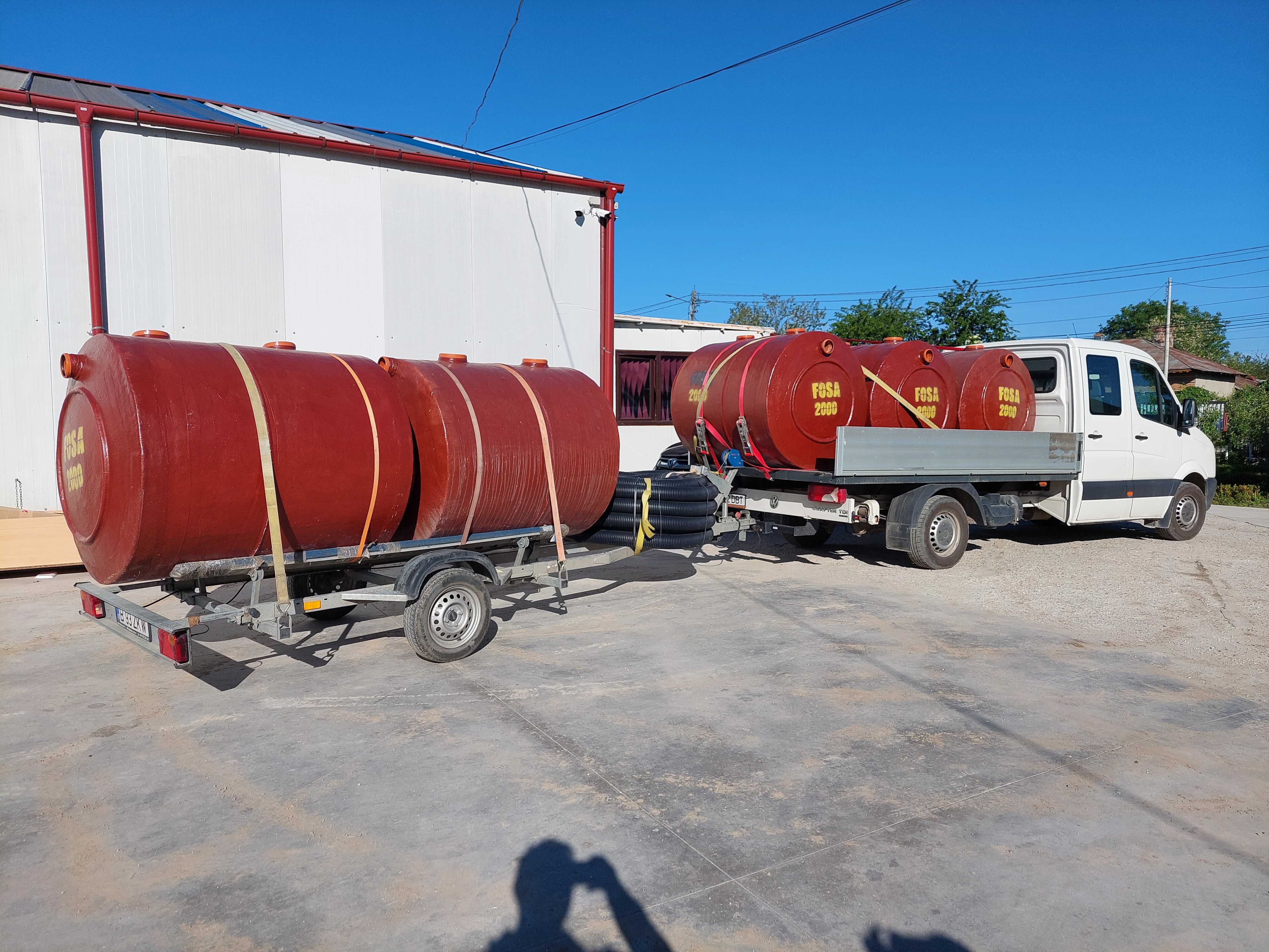 Discount fose septice fibra direct producator, capacitati 1000-12.000l