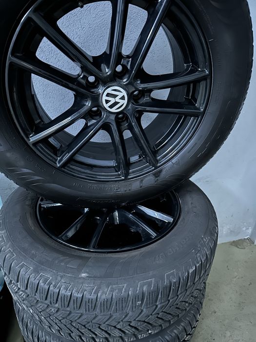 Set jante 16 Vw Tiguan cu cauciucuri ca noi 215/65/16 Fulda