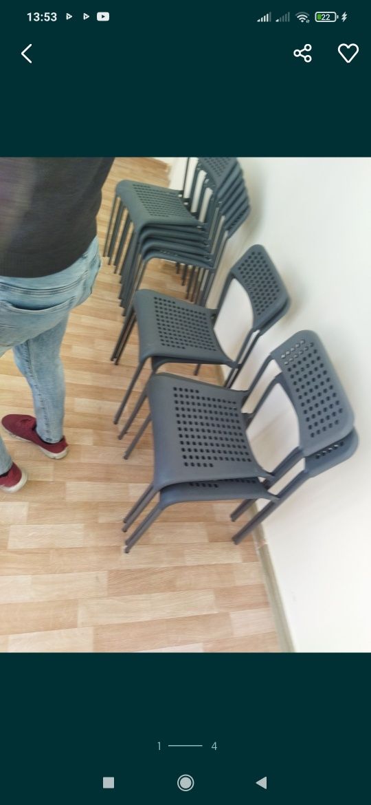 Парта одноместный и двухместный стулья