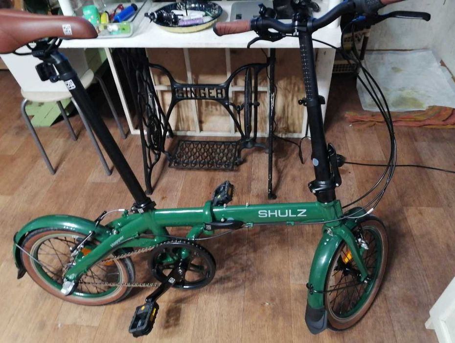 Новый Велосипед Shulz Hopper, складной и легкий, 1 скорость, Колеса 16