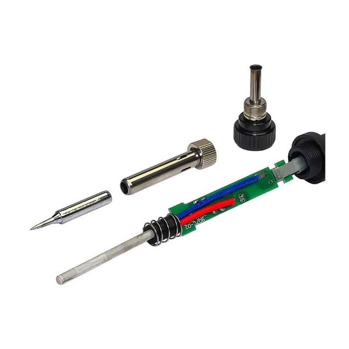 Станция за запояване AIDA 8586 с поялник, термофен, цифров дисплей