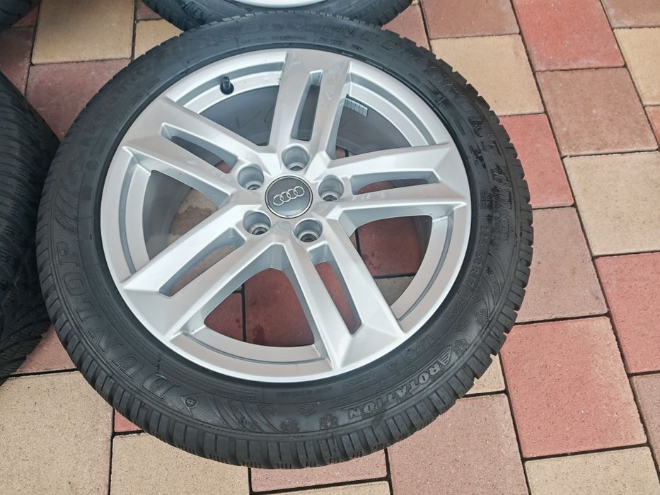 Jante originale audi A4 B8-B9 225 50R17 iarna Dunlop 2020