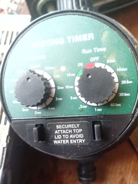 Таймер за замъгляване секундни измерения на скалата