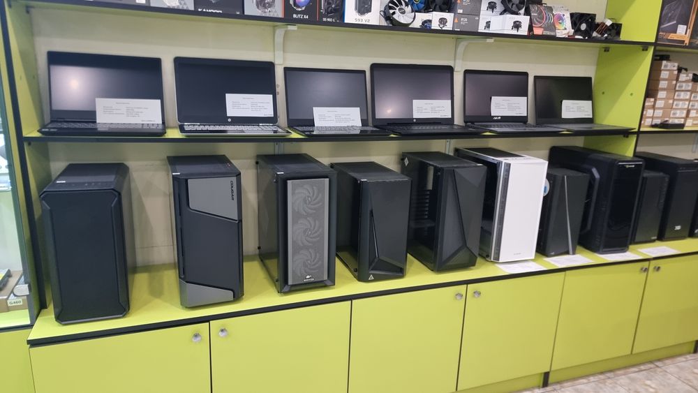 Продажа и ремонт,ноутбуков, компьютеров, заправка картриджей.