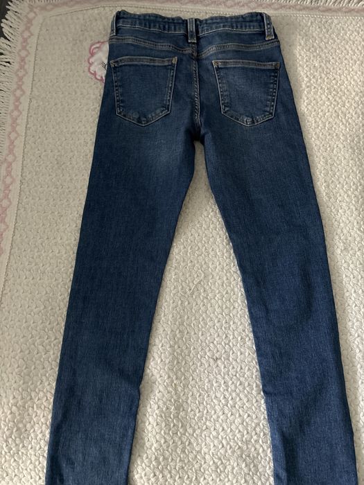 Lot pantaloni denim fete - 9 -10 ani