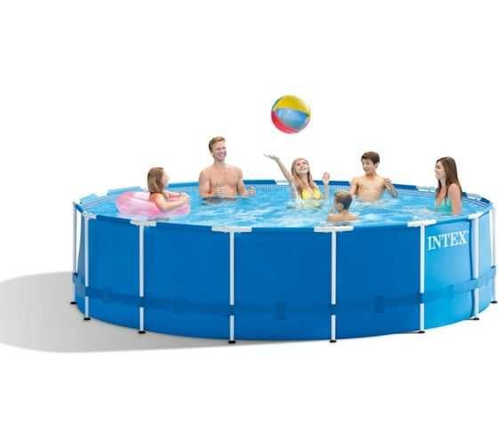 Каркасный бассейн Intex 457х122 см, 28242 Бесплатная доставка
