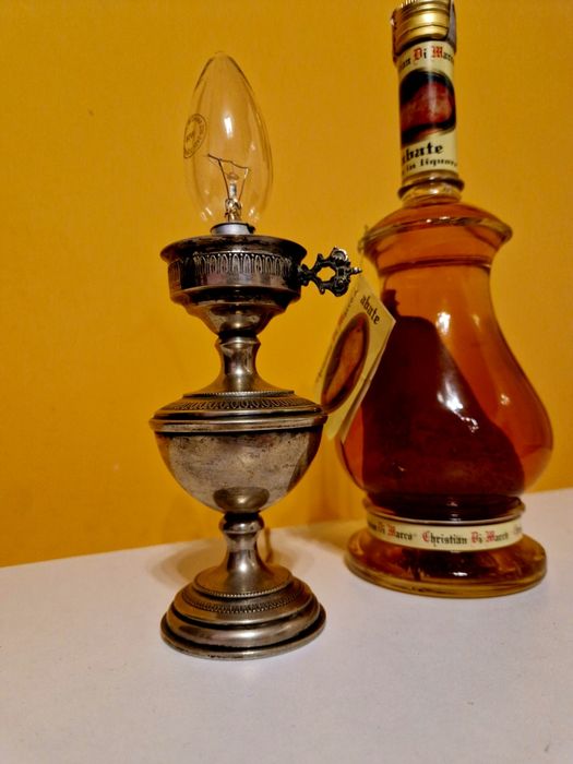 Veioza vintage, argint 800 , 90g