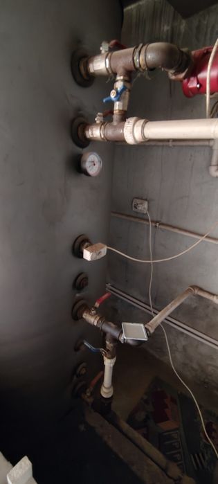 Vând centrală pe lemne Atmos plus Puffer 800 litri