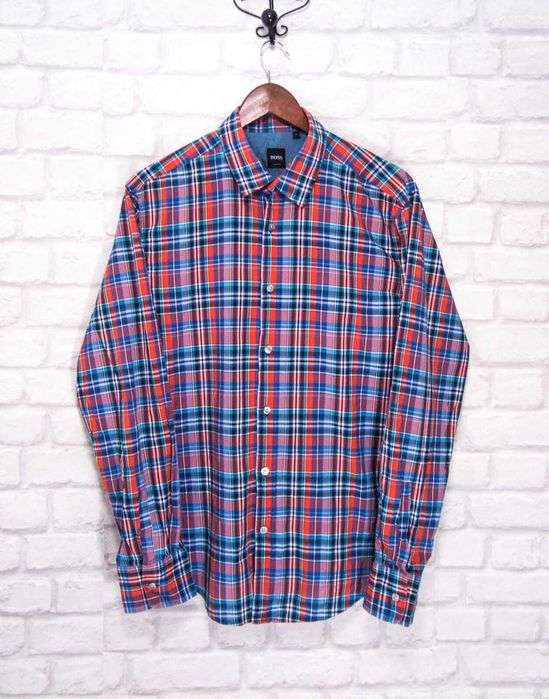 HUGO BOSS Slim fit Оригинална мъжка риза размер L