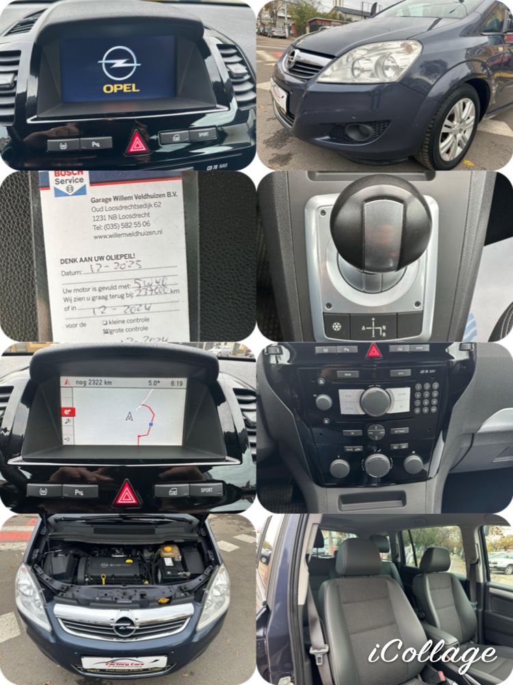Opel Zafira An 2010 Cutie Automata 1.8 Benzina Navi Piele Pilot Pdc