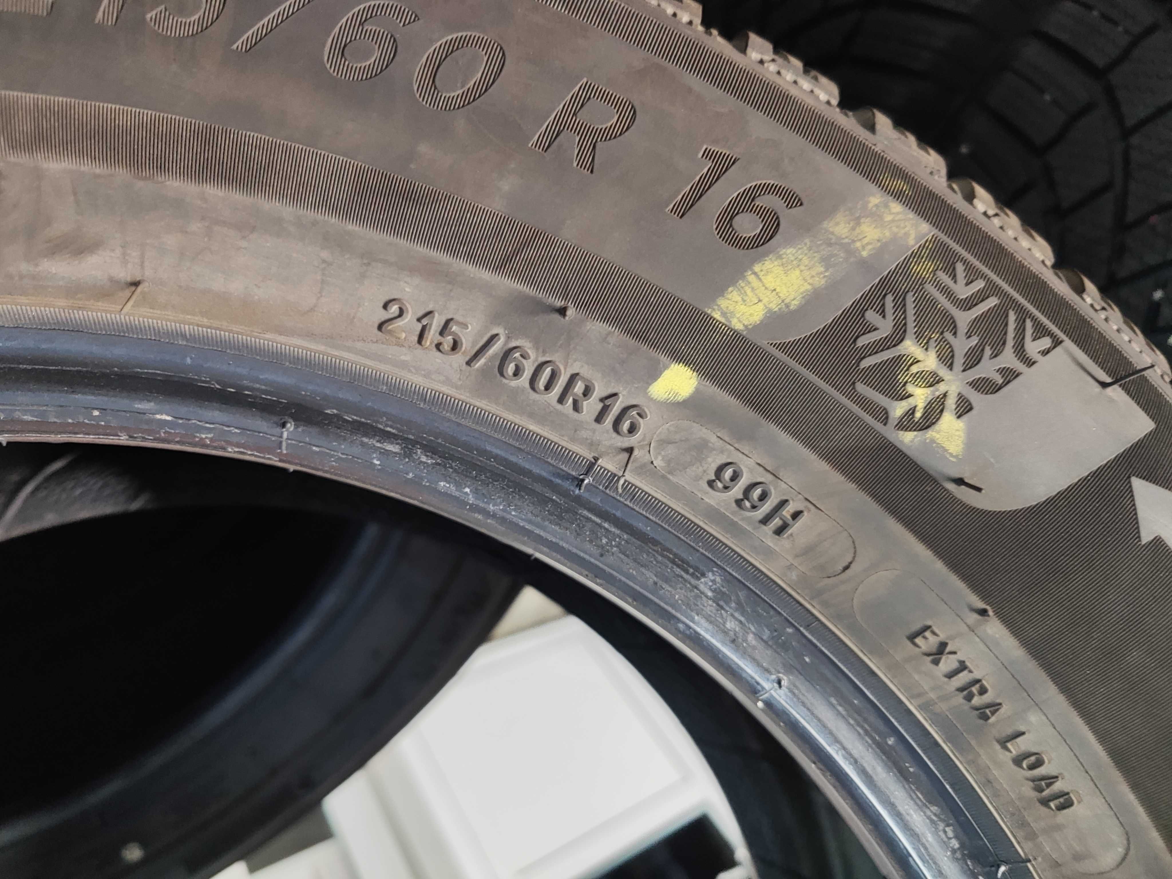2бр.зимни гуми 215/60/16 Michelin