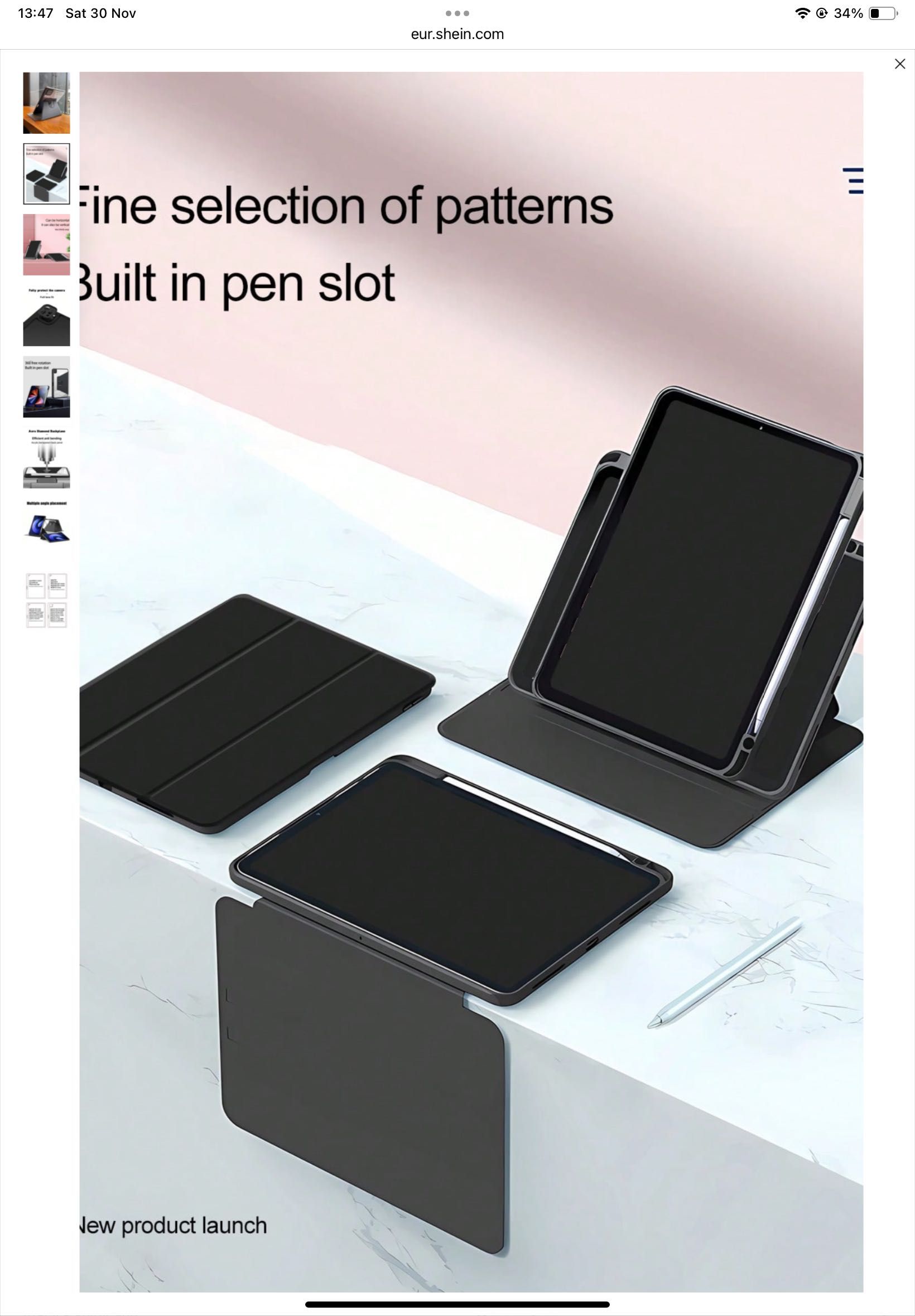 IPAD 4 CASE Black color