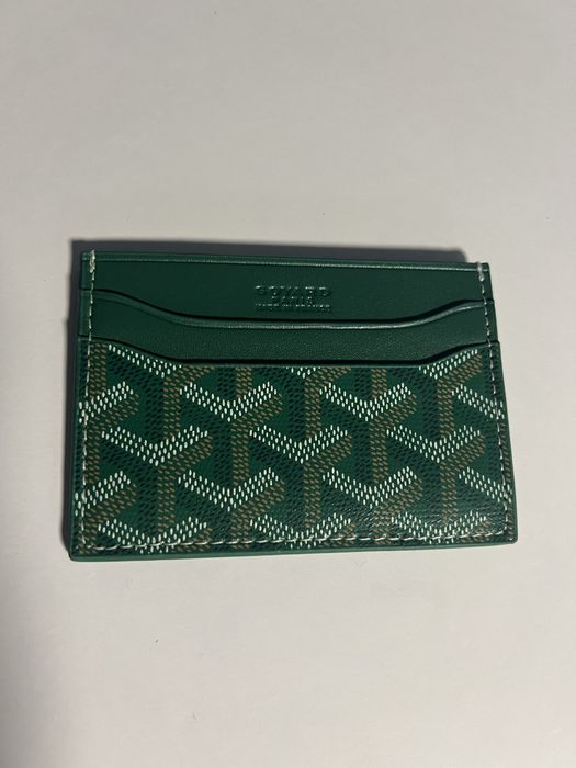 Portcard Goyard Piele Premium Cardholder Verde