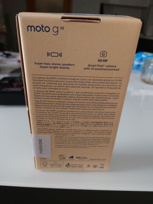 Моторола G нов с гаранция 19 месеца.неизползван с оригинален кейс