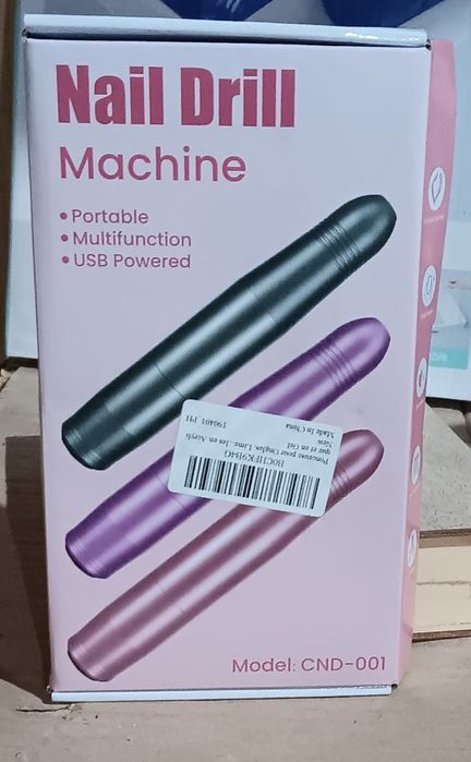Pila de unghii profesionala, pila electrica fara fir pentru manichiura