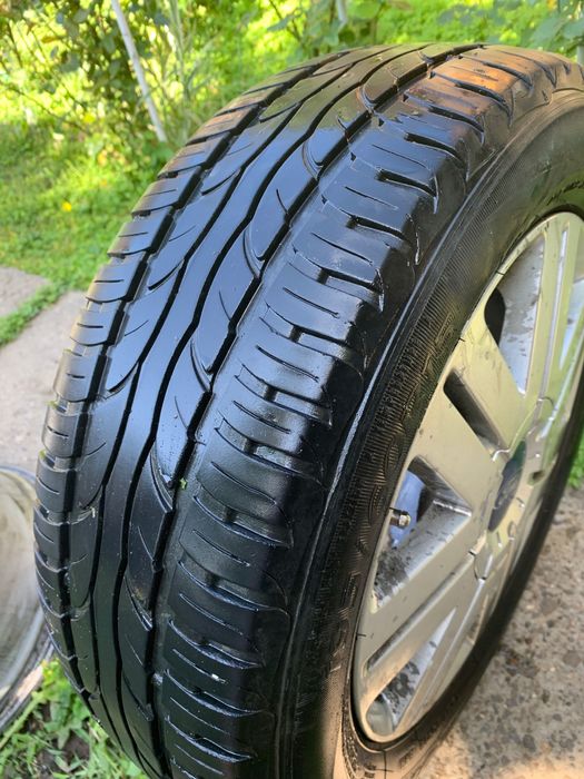 4 anvelope cu jante de aluminiu