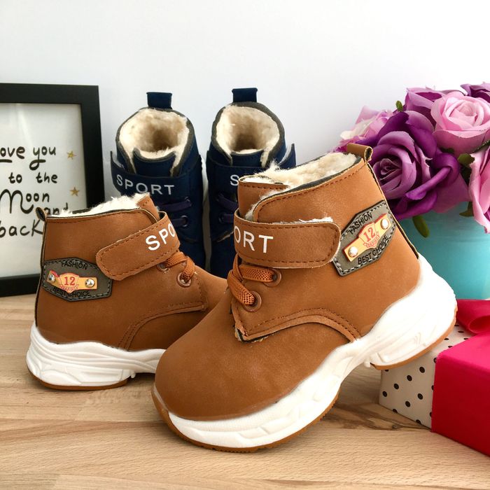 Adidasi maro albastri imblaniti cu scai ghete bocanci 21 22 23 24 25