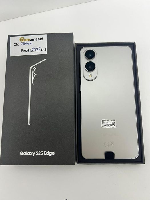 Telefon mobil Samsung Galaxy S25 Edge, 12GB RAM, 256GB -I-