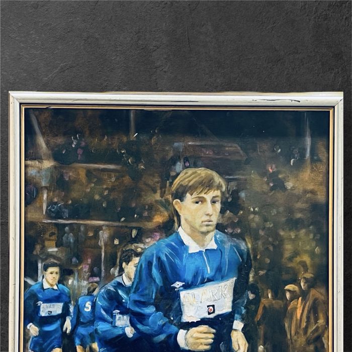 Lusmila Poptosheva 2017 картина с футболисти