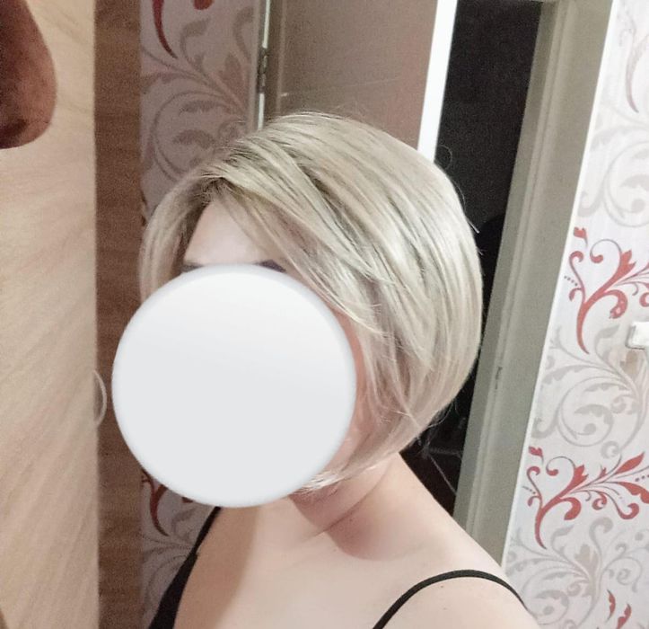 Парик пепельного цвета новый