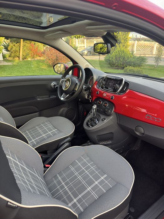 Fiat 500, Plafon panoramic, Cutie automata,