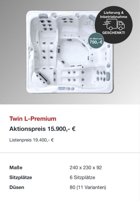 Jacuzzi exterior nou