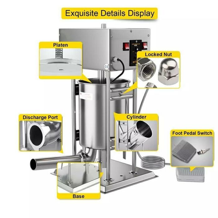 Carnatar Sprit de Carnati Mici Salam 15 lit Hidraulic cu pedala NOU