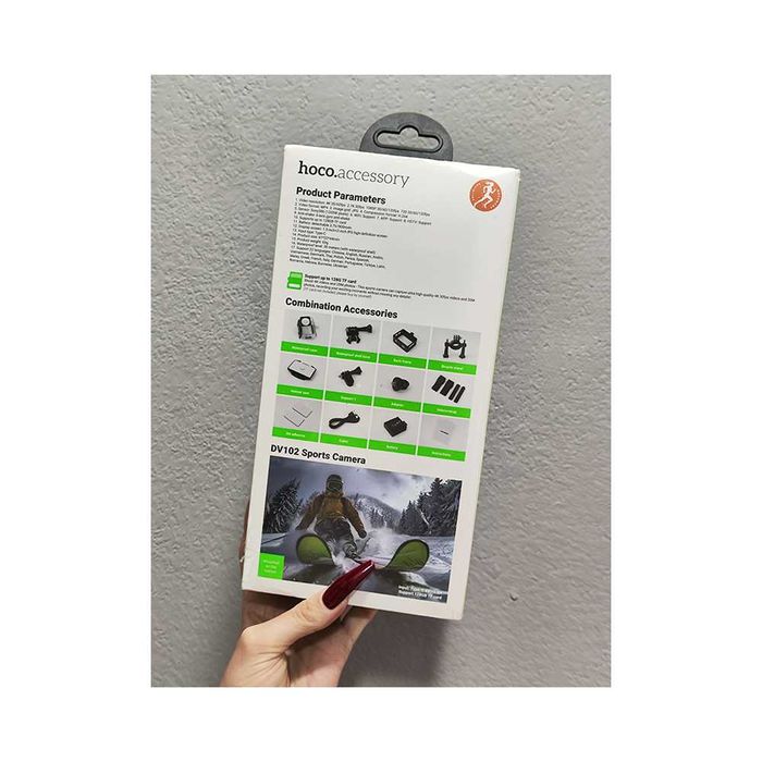 Экшен-камера Hoco DV102 12MP 4K USB Type-C Новая!!