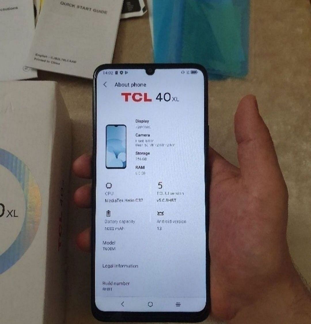 Srochna sotiladi TCL 40XL 6/256GB Orginal Xolati ideal yengide turibdi