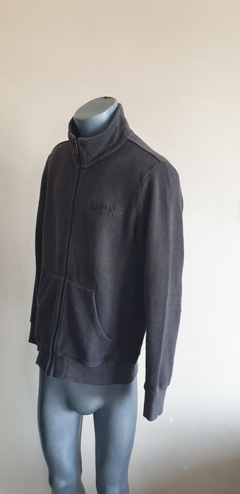 Napapijri Cotton Cardigan Knitted Full Zip / M ОРИГИНАЛ! Мъжка с цял ц