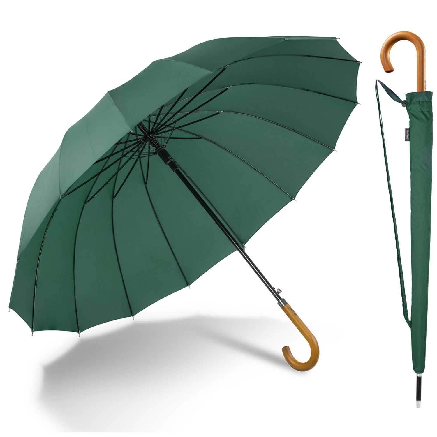 Umbrela de Lux, Deschidere Automata,120cm, Pentru 2 persoane, 16 fibra