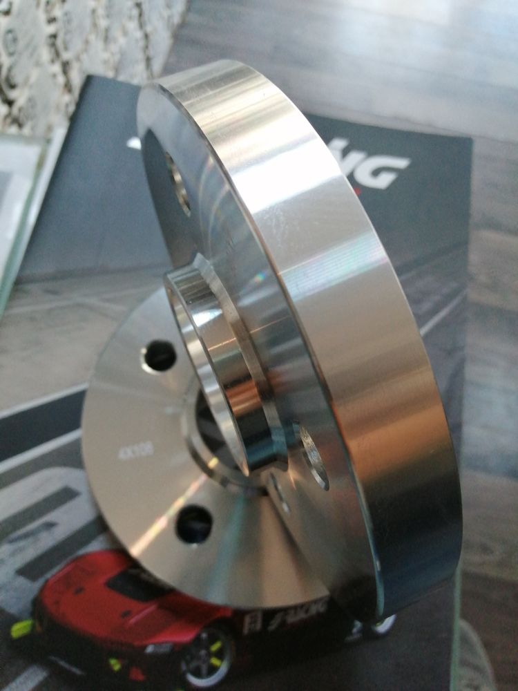 2 distantieri 16 mm Dacia/Renault 4x100 pentru axa fata