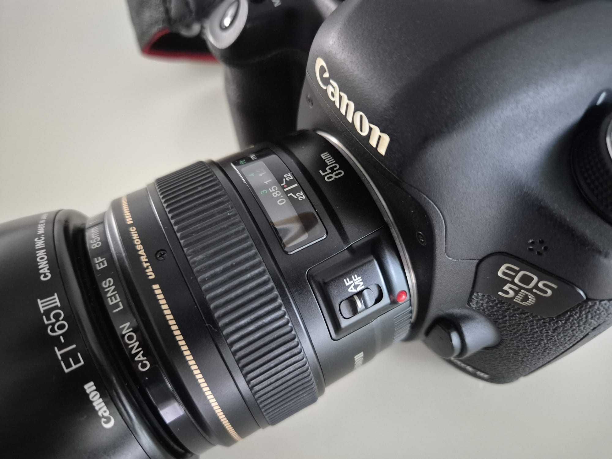 Canon EOS 5D Mark III Full Frame DSLR + Canon 85mm EF f/1.8 USM