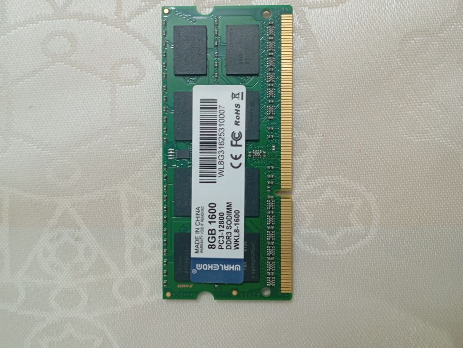Озу 8гб DDR3 почти новая