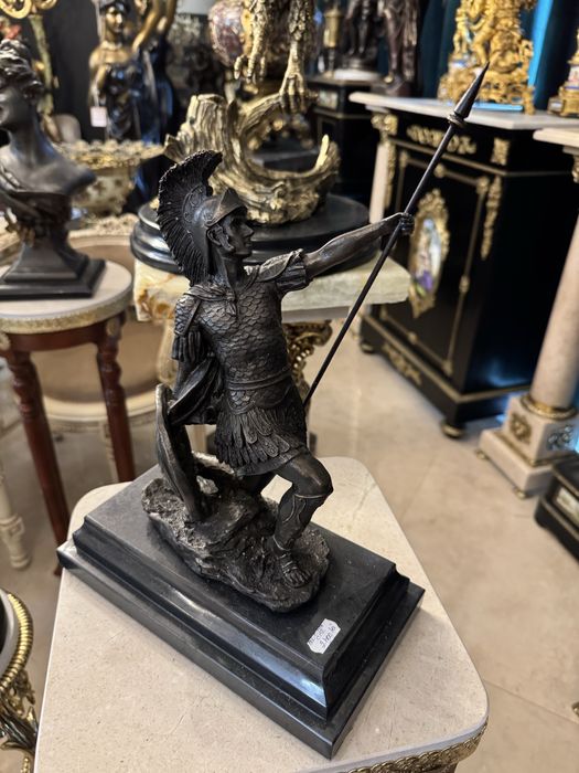 Statueta bronz/ marmura