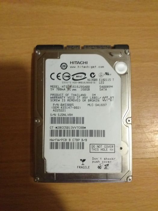 Lot Hard Disk 80-320 Gb