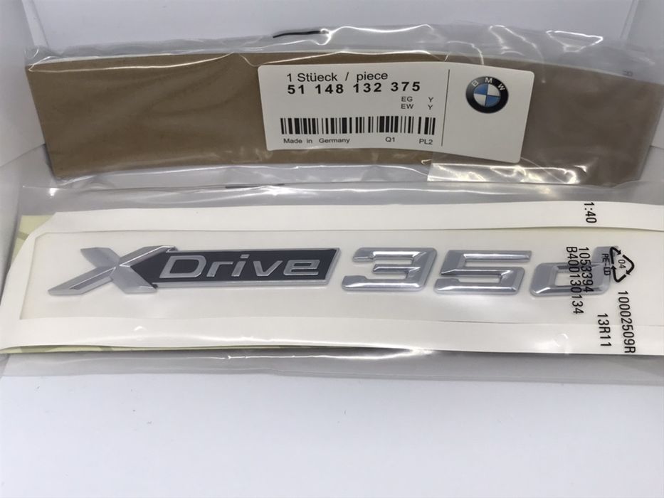 Emblema BMW X-drive 35d