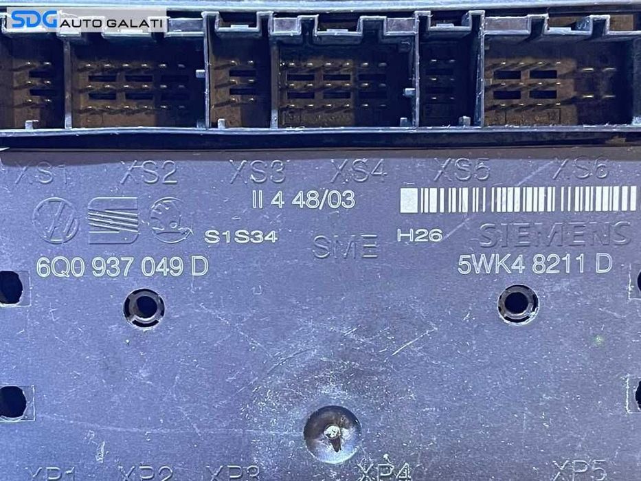 Unitate Modul Calculator Confort Comfort Skoda Fabia 1 2000 - 2008 Cod 6Q0937049D 5WK48211D