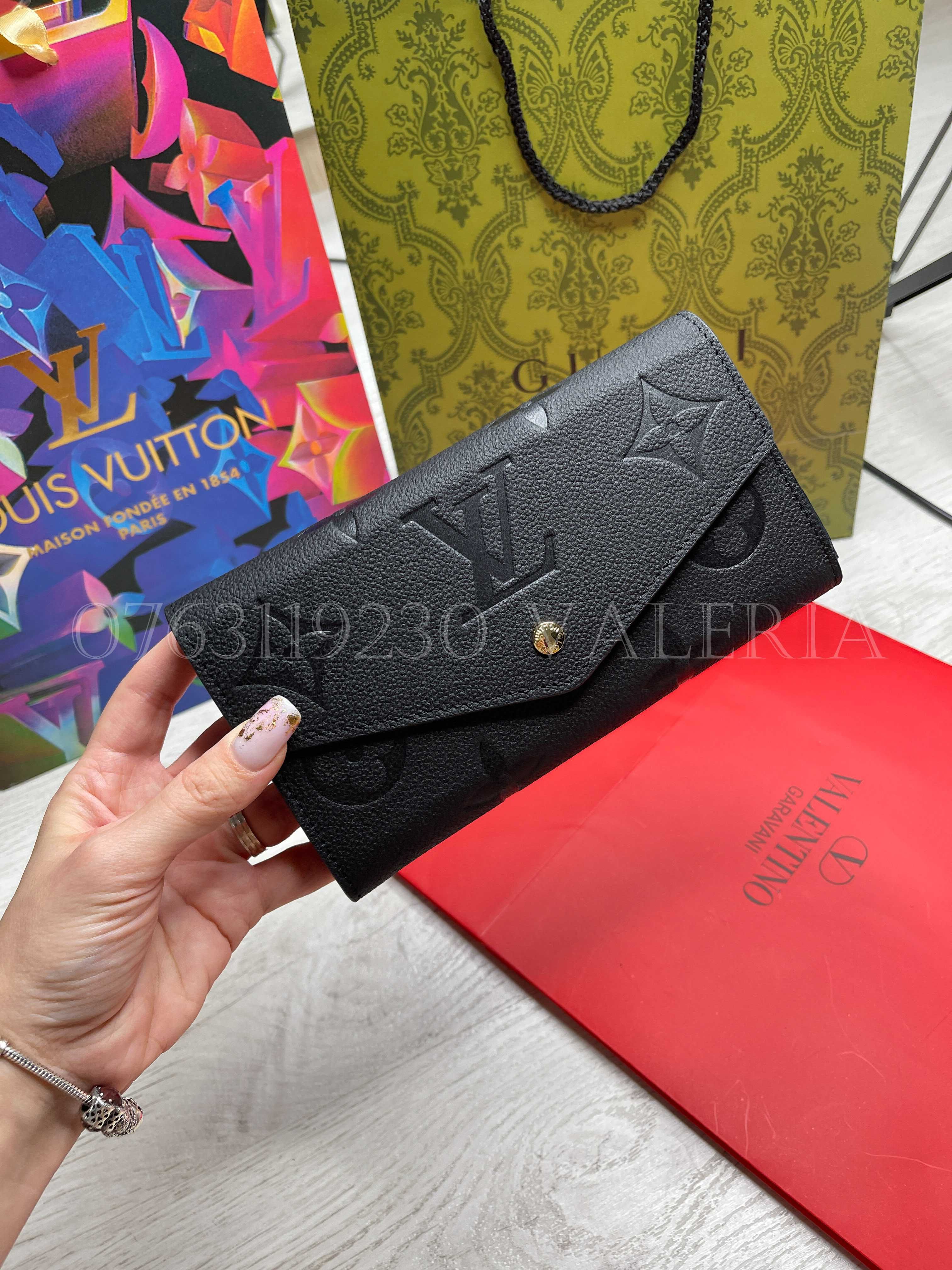 Portofel Louis Vuitton - Sarah Negru Piele