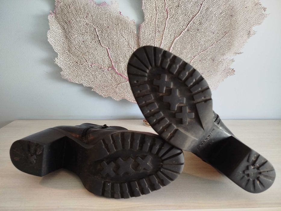 Черни боти VAGABOND – естествена кожа, №40