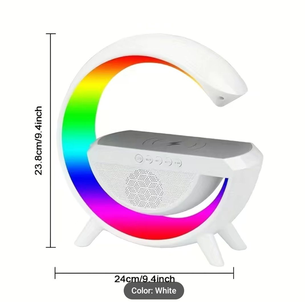 Difuzor portabil wireless inteligent cu lumini de noapte colorate