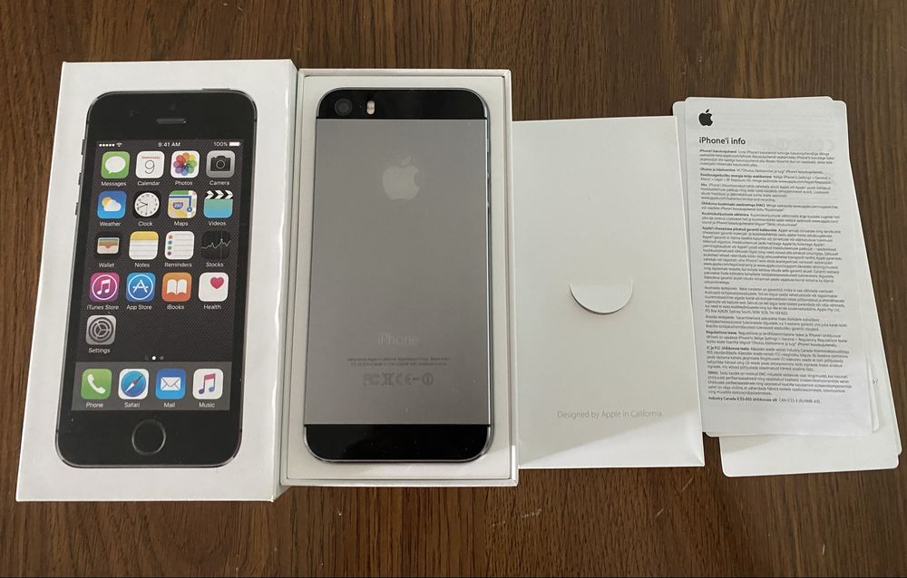iPhone 5s коробка документы