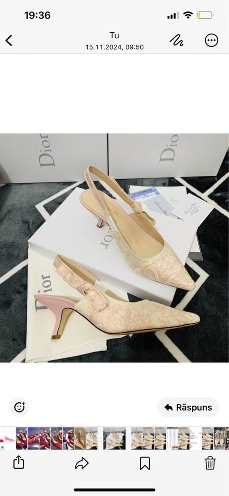 Pantofi dior marimea 38