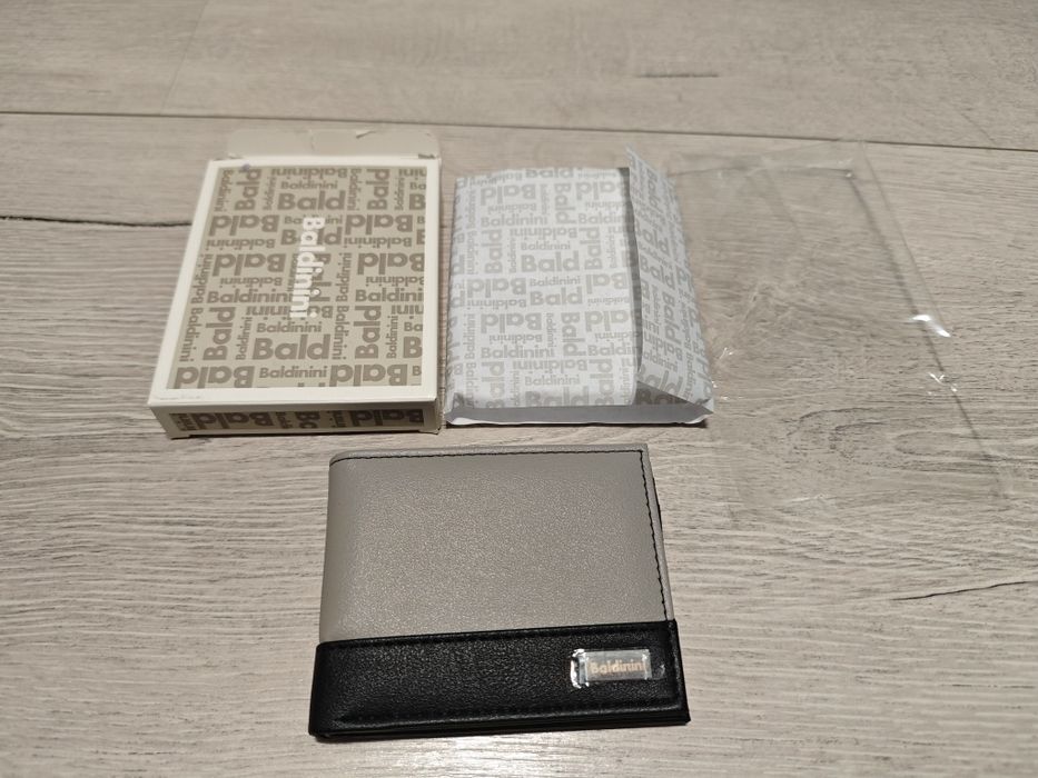 Portofel bi-fold baldinini doua tonuri