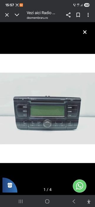 Casetofon Skoda Octavia 2