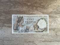 100 de Franci din Franta anul 1940