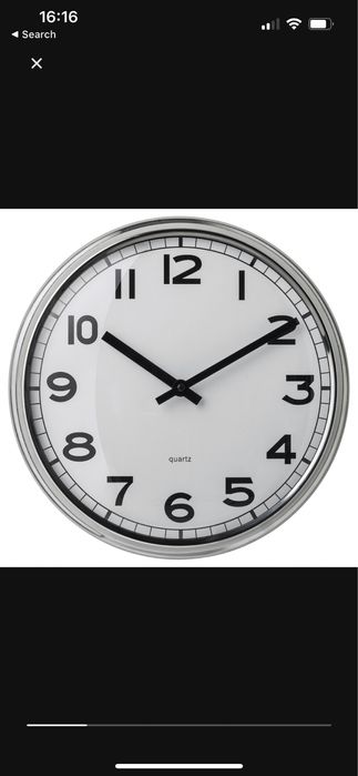 Ceas de perete IKEA Pugg NOU