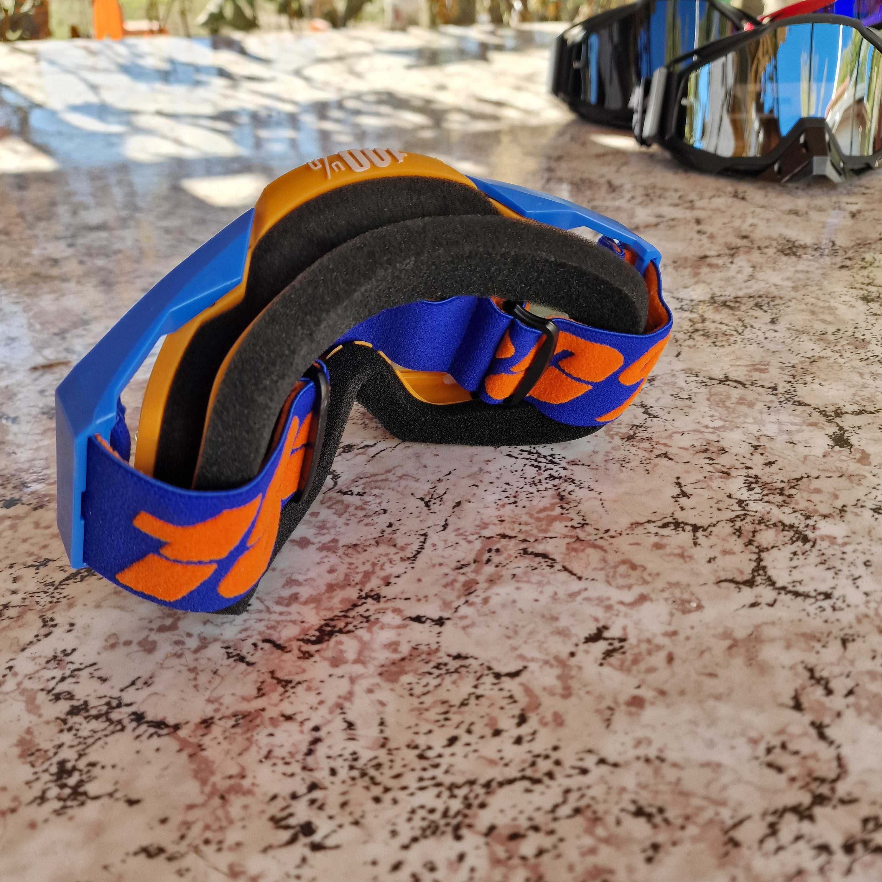 Мотокрос ендуро очила goggles гугълс за каска 100% процента gogles